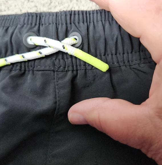 Boys' Solid Swim Trunks - art class Black S(6/7) - Picture 5 of 12